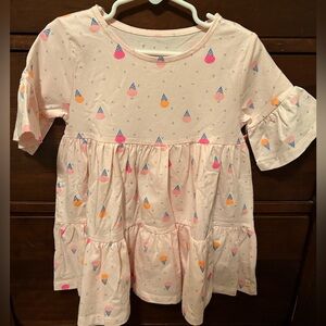 Egg New York Miranda Ruffle Dress with Ice cream print